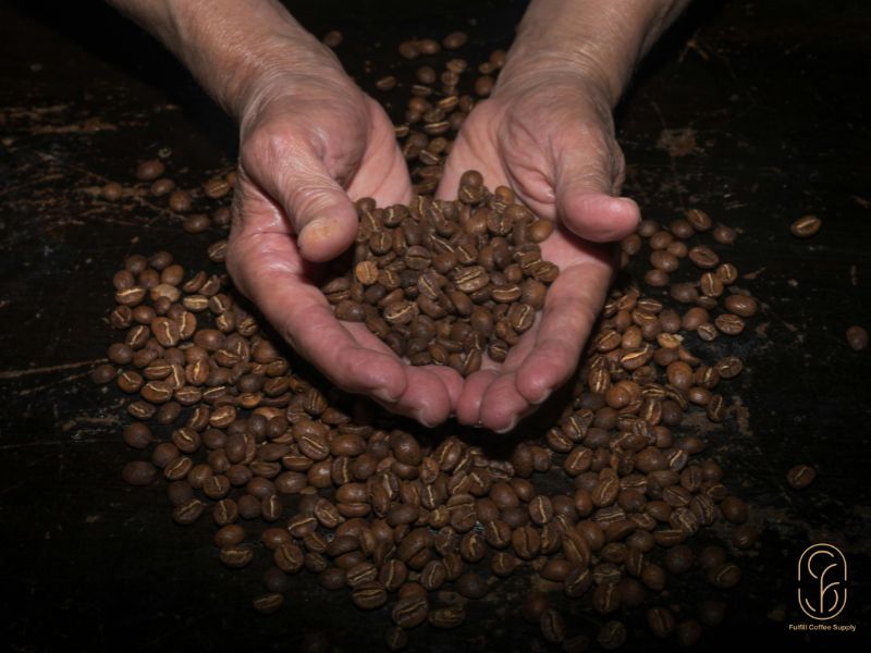 Cà phê nhân xanh ảnh hưởng đến độ đồng đều sau rang