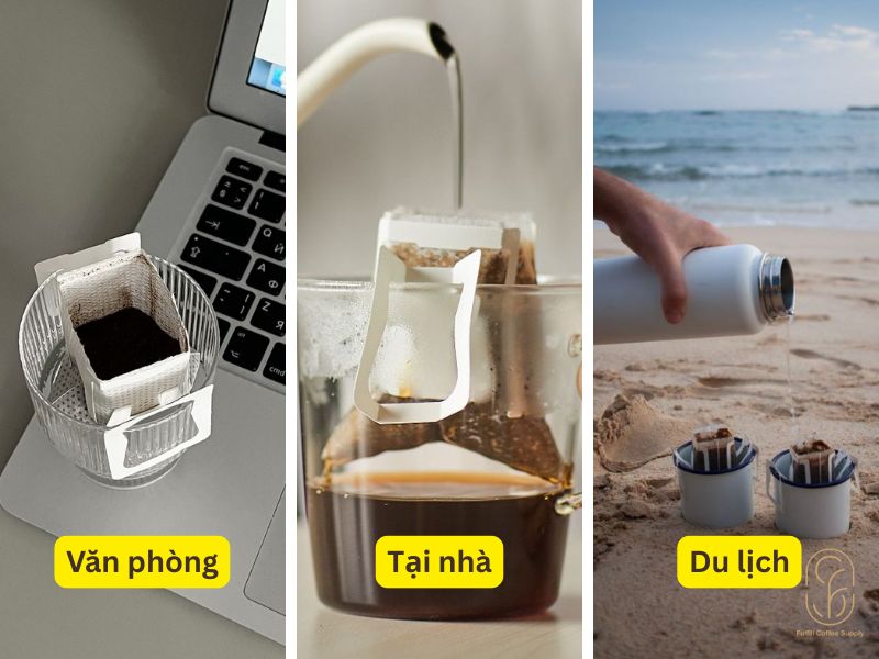 Ứng dụng của drip bag coffee